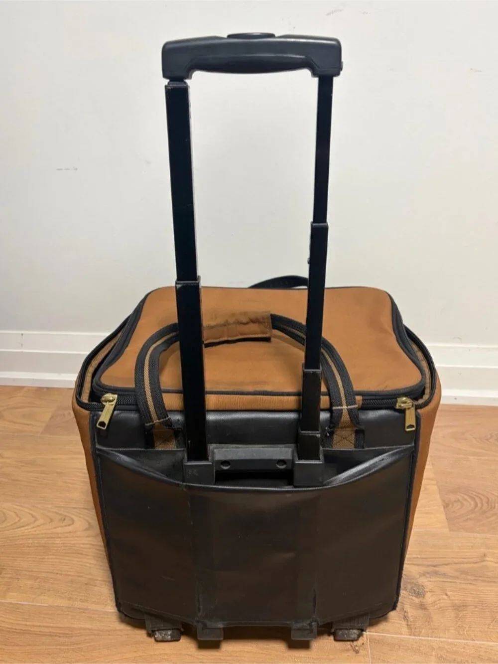 Carhartt x Cintas Rolling Salesman Duffel Travel Bag Luggage Brown Canvas